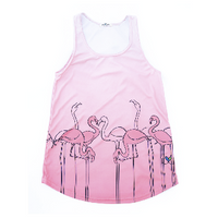 Flamingo Womens Tank Top