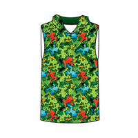 Frogs Kids Sleeveless hooded shirt